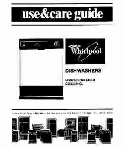 Whirlpool Dishwasher GDU3024XL-page_pdf